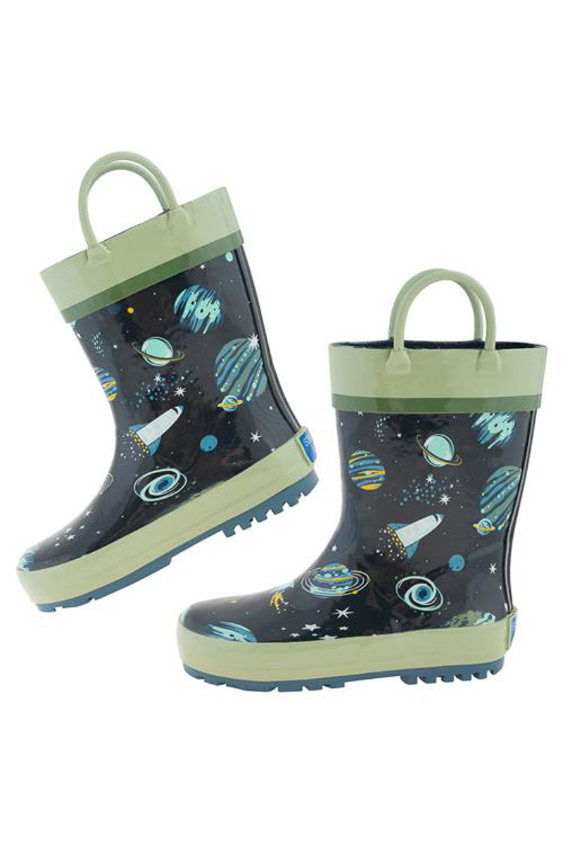 Stephen Joseph Rain Boots Space Size 09