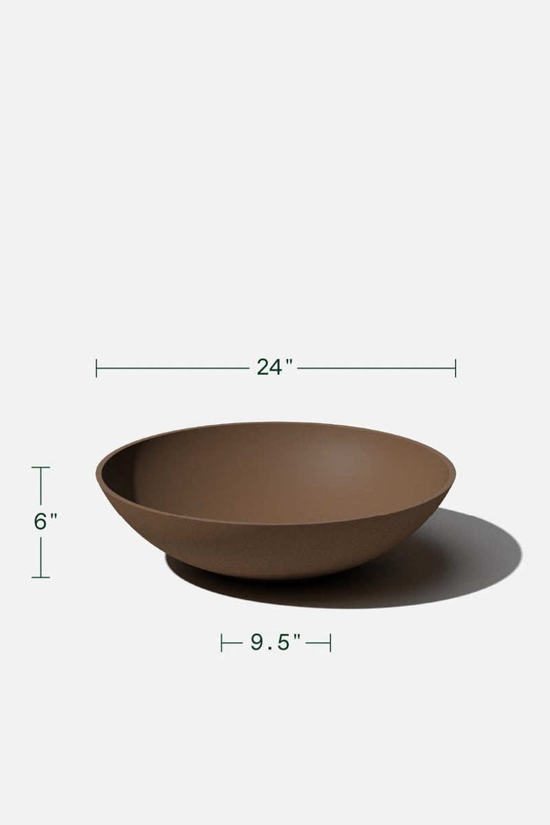 PLANTER, BOWL LANE 24" ESPRESS