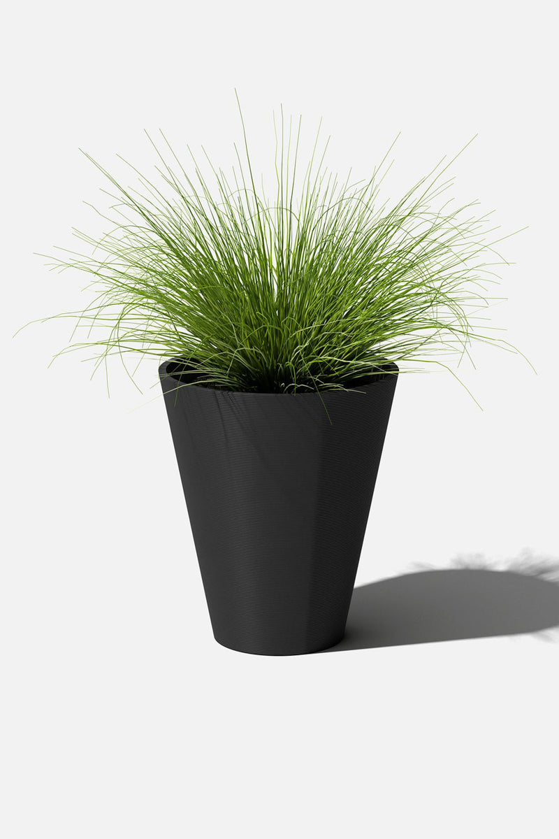 PLANTER, KOBO ROUND 22" BLACK