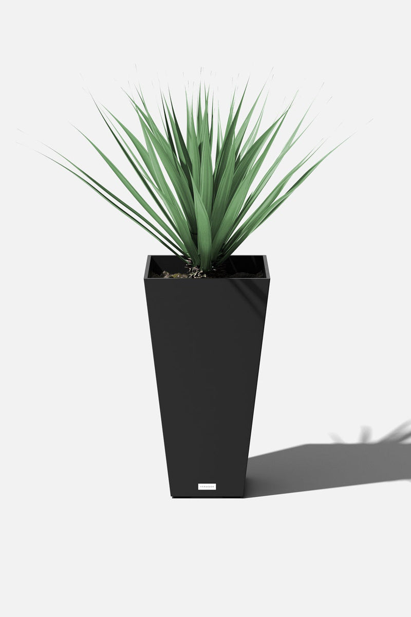 Midland Planter Square 26" Black
