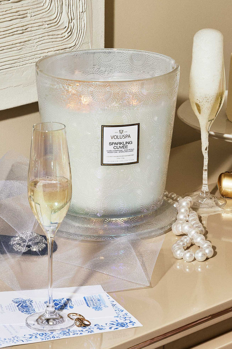 Voluspa Sparkling Cuvee 5 Wick Hearth Candle