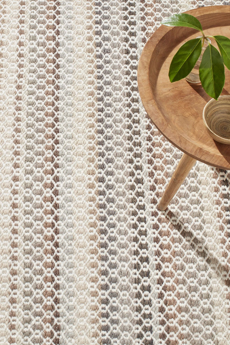 Dash & Albert Poppy Handwoven Wool Rug 2'x 3' Natural