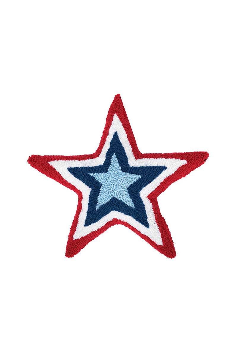 Star Shaped Hooked Pillow