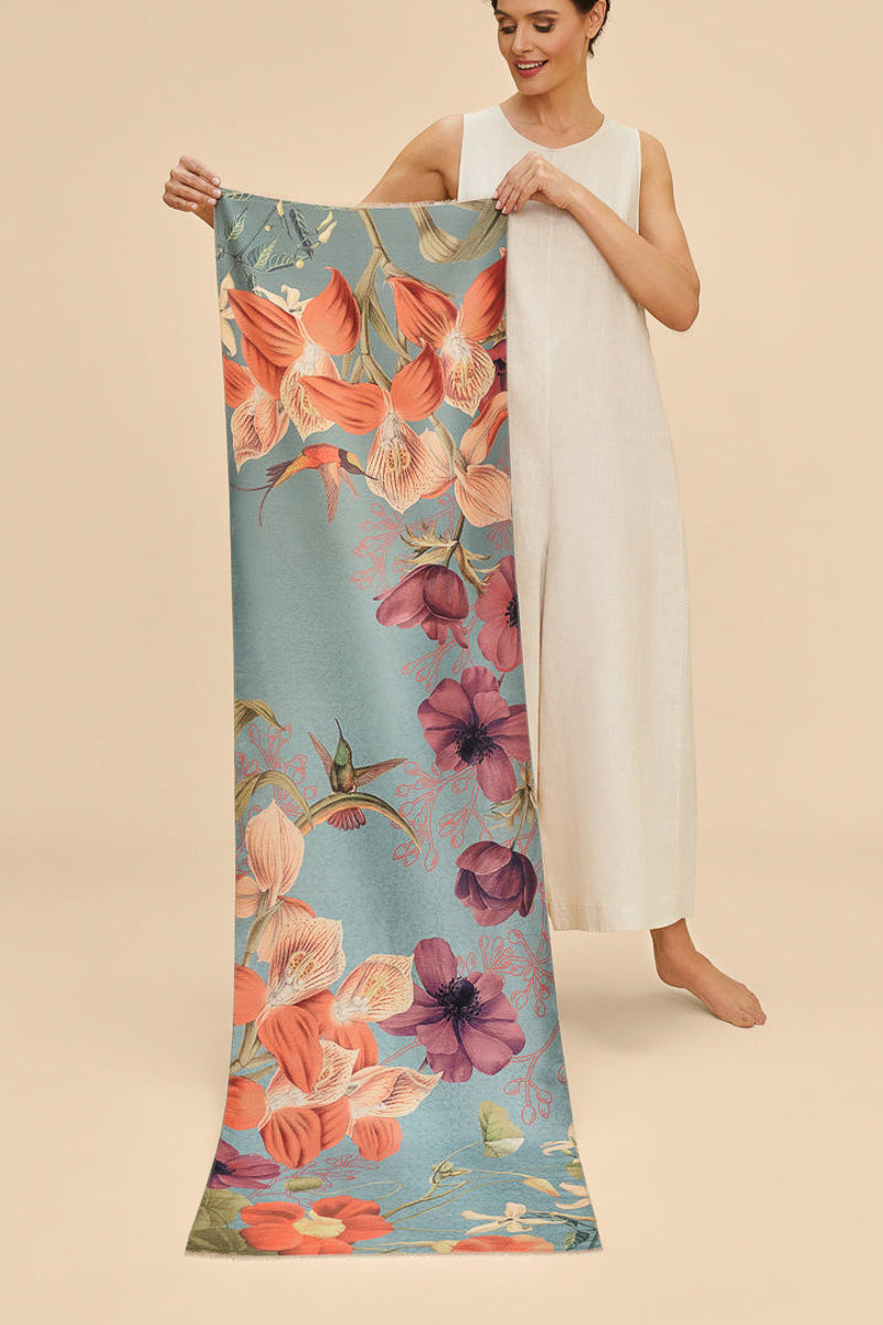 Powder Design Hummingbird Lux Scarf at Dusk