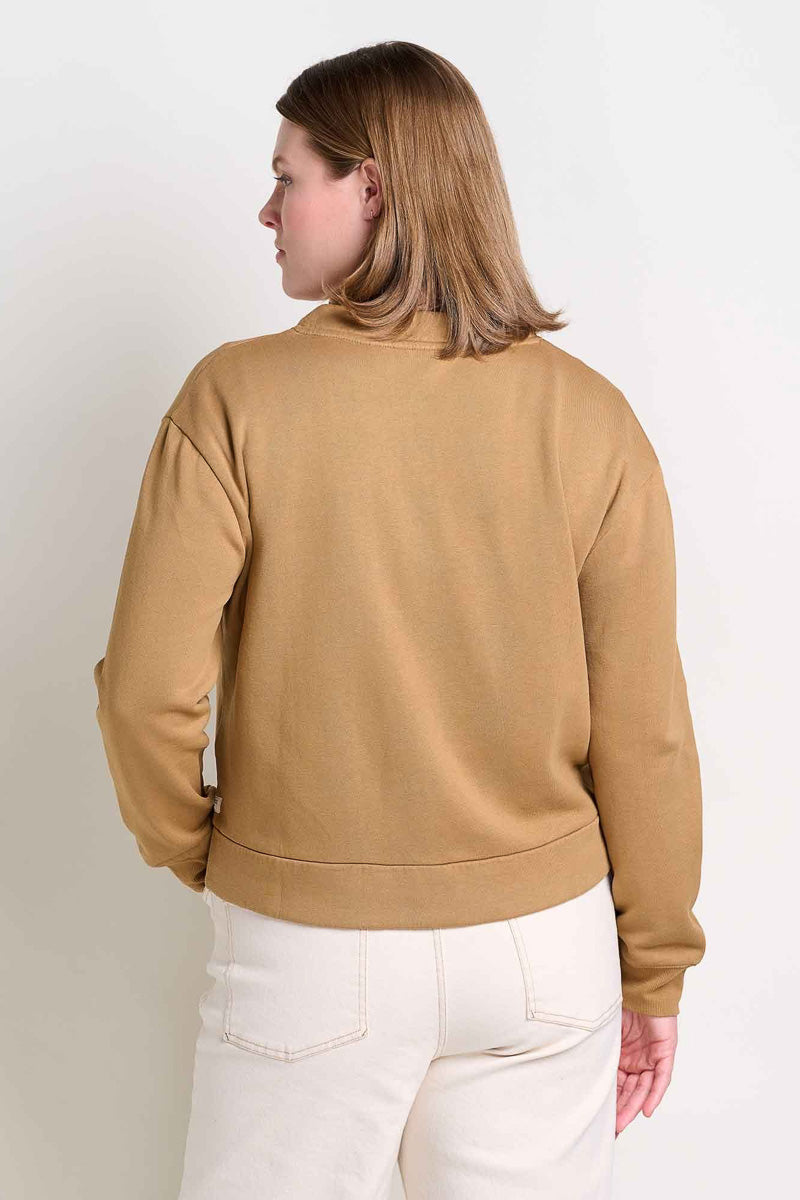 Toad & Co Women's Hemp Daybreaker Cardi Large Honey Brown