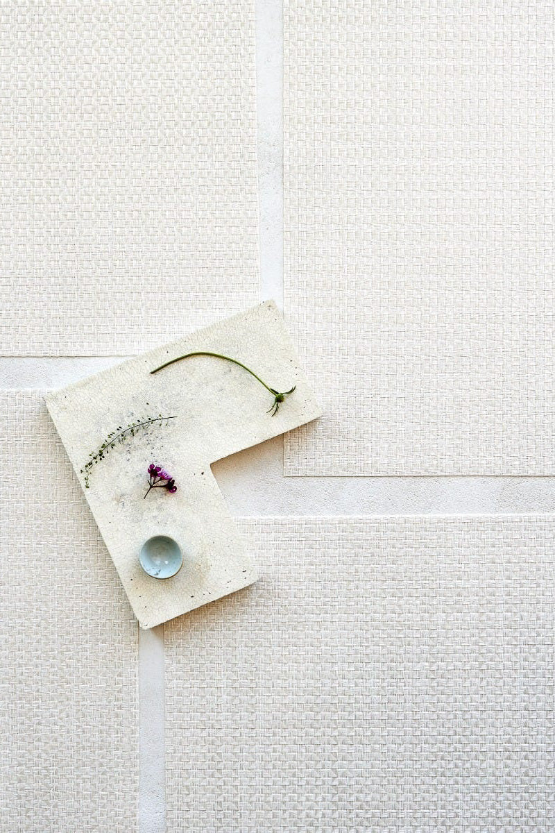 Chilewich Origami Placemat Rectangle 14"x19" Pearl