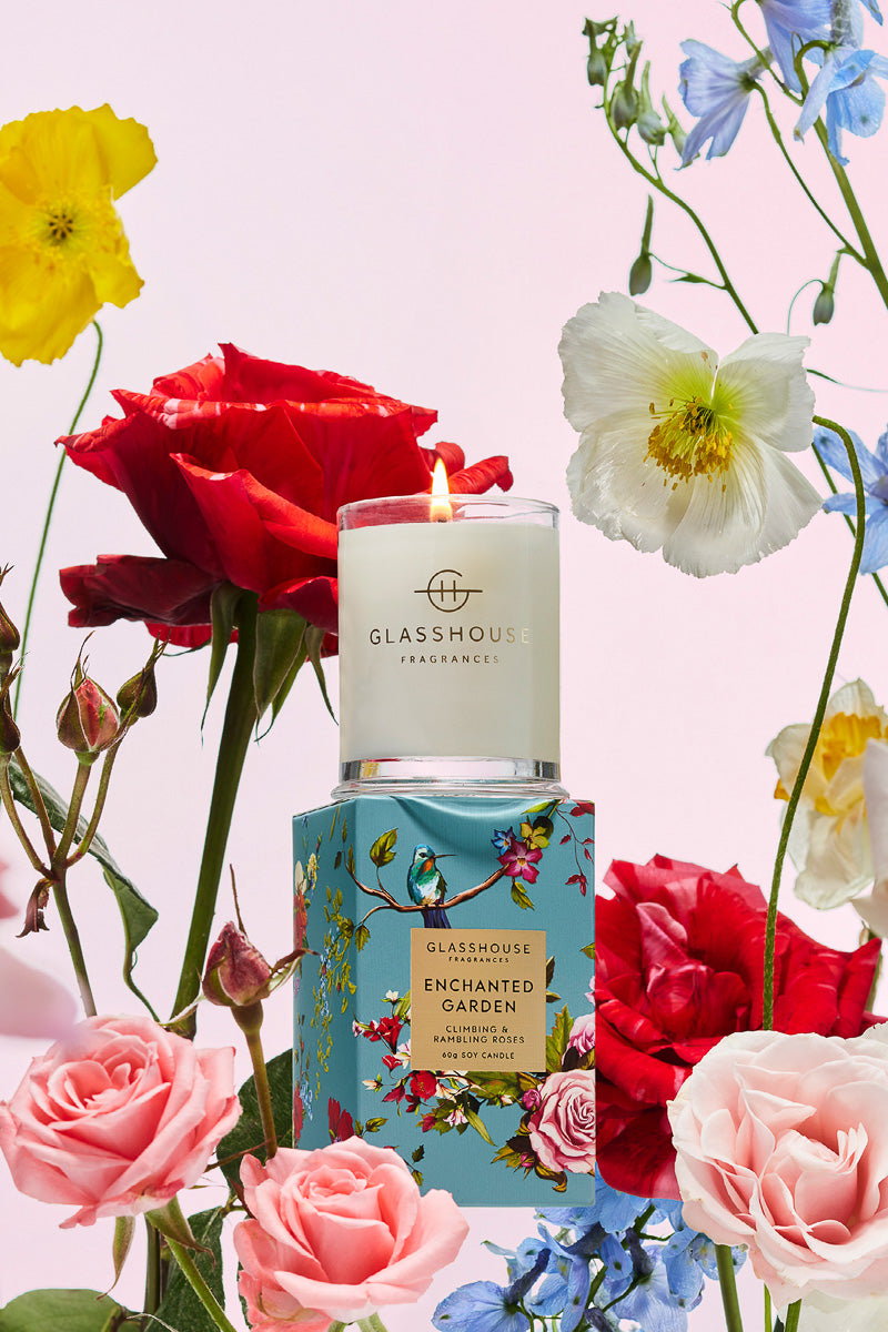 Glasshouse Fragrances Enchanted Garden Candle 2.1 oz