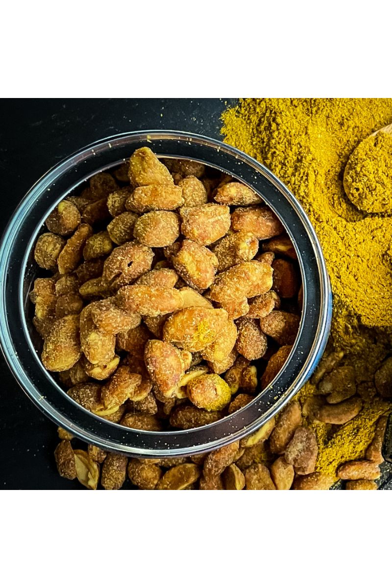 Bourbon Barrel Foods Bourbon Smoked Curry & Honey Roasted Peanuts 9 oz