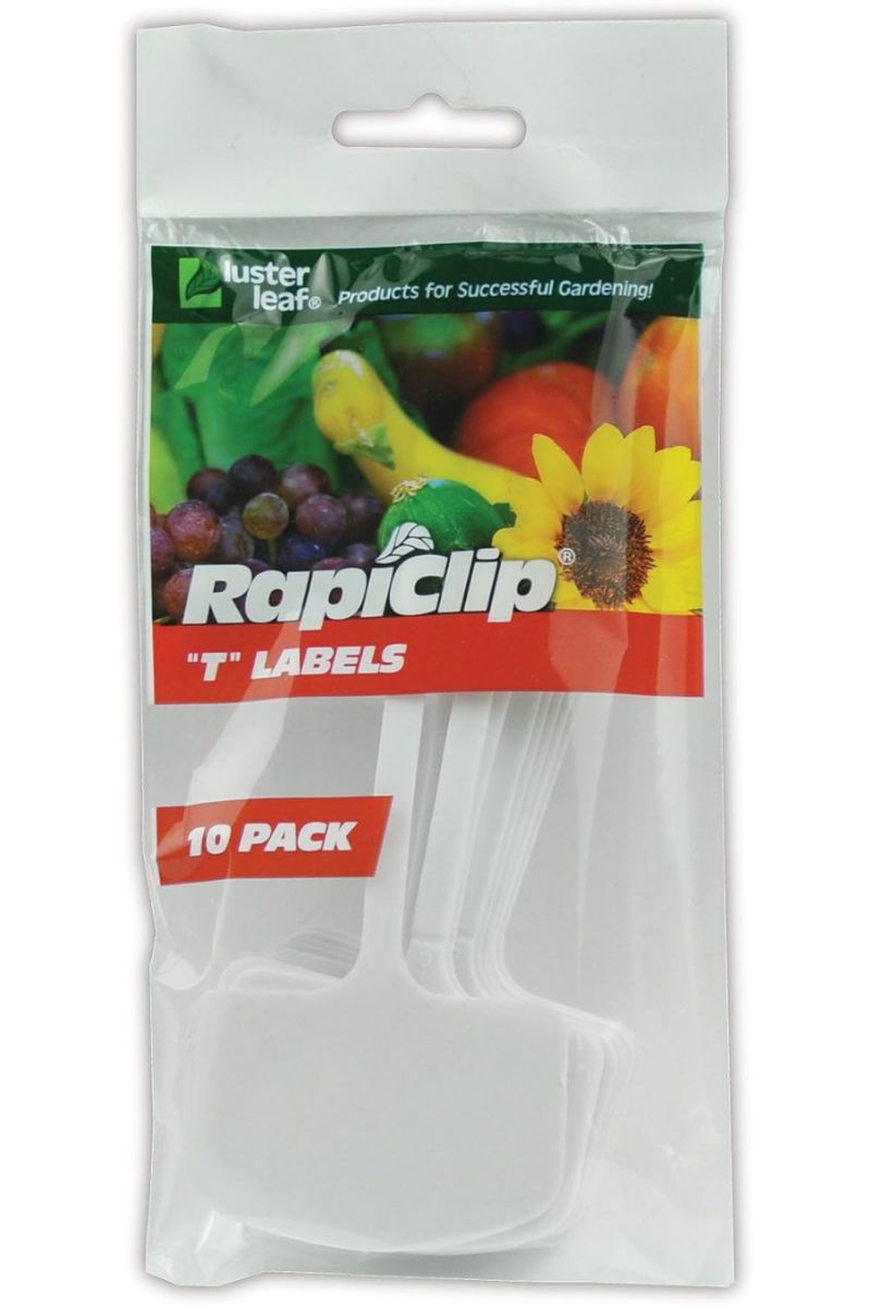 Luster Leaf Rapiclip Plastic T-Label 10 Pack