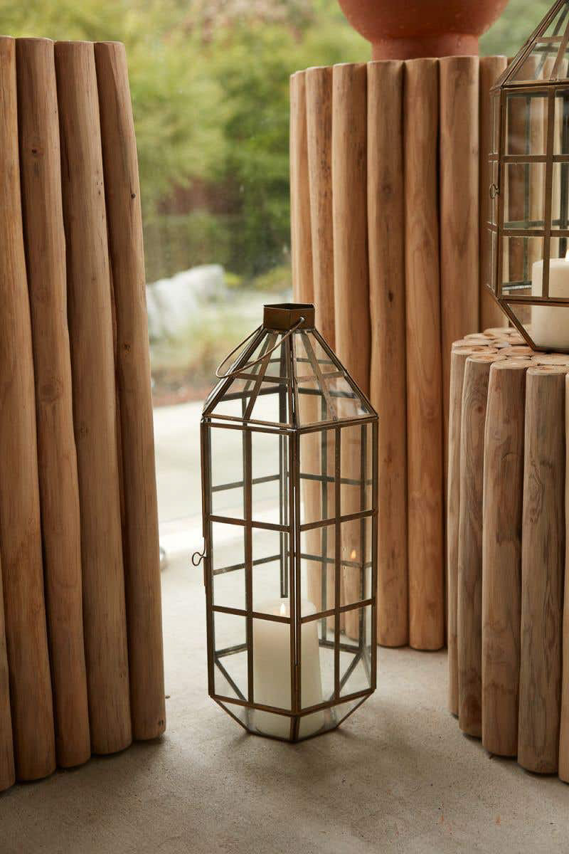 Atrium Lantern 7.5"x 6.75"x 18"