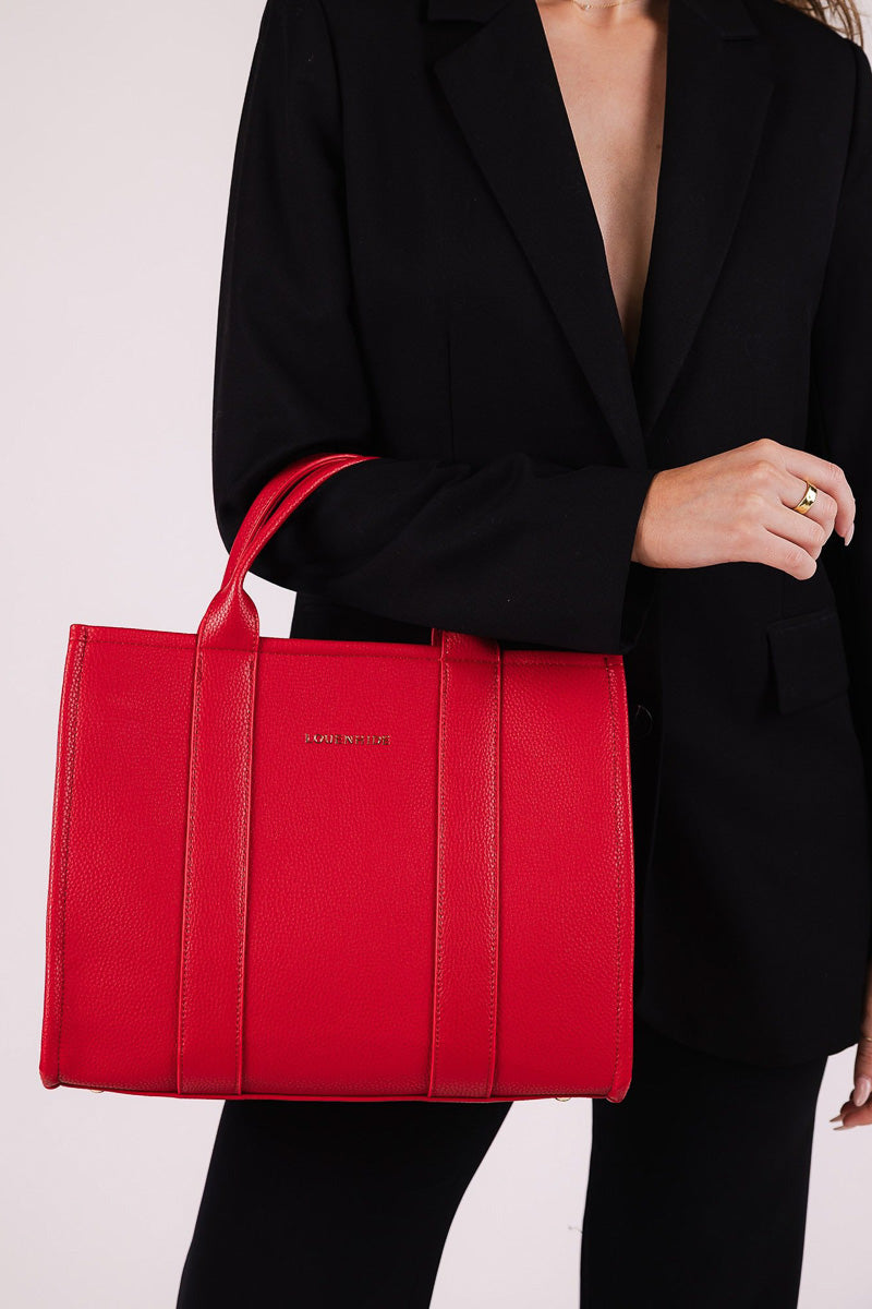 Louenhide Manhattan Tote Bag Red