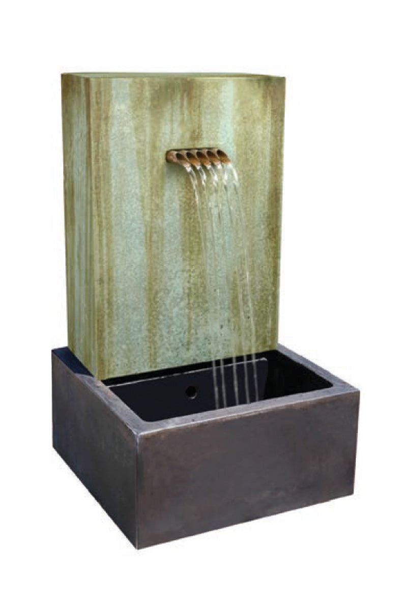 Mapperton Fountain Verdigris/Burnt Umber