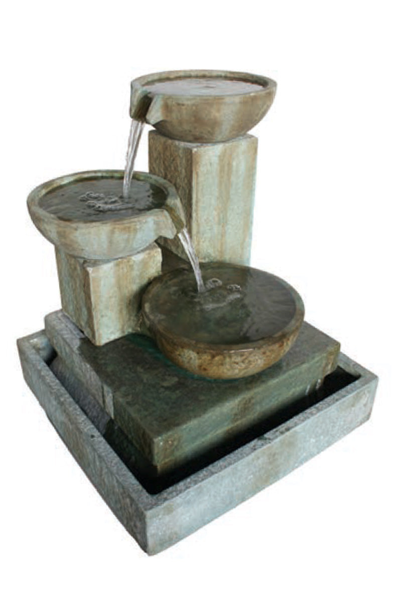 Trivoli Fountain Small Verdigris