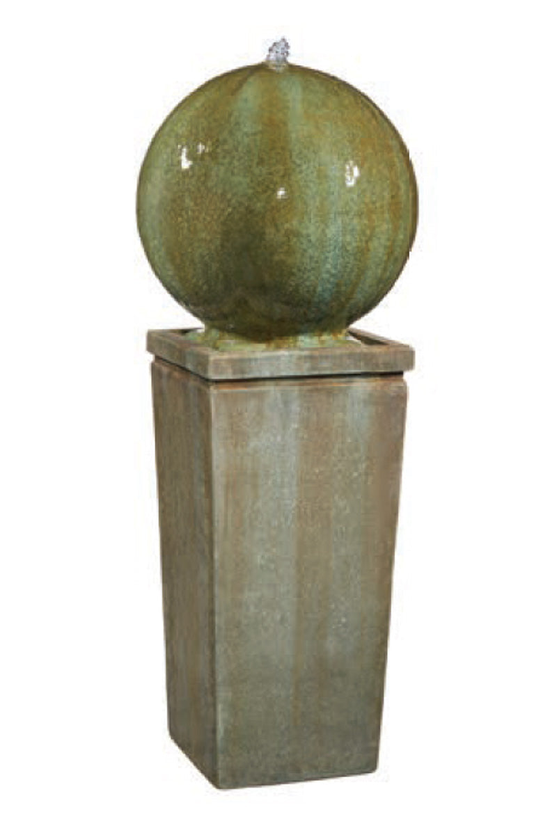 Dorset Sphere Fountain Verdigris