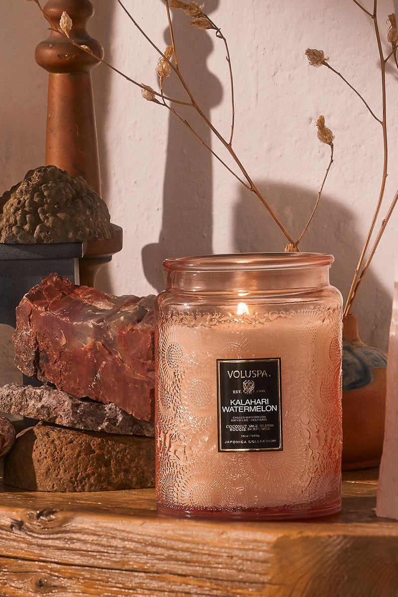 Voluspa Kalahari Watermelon Large Jar Candle