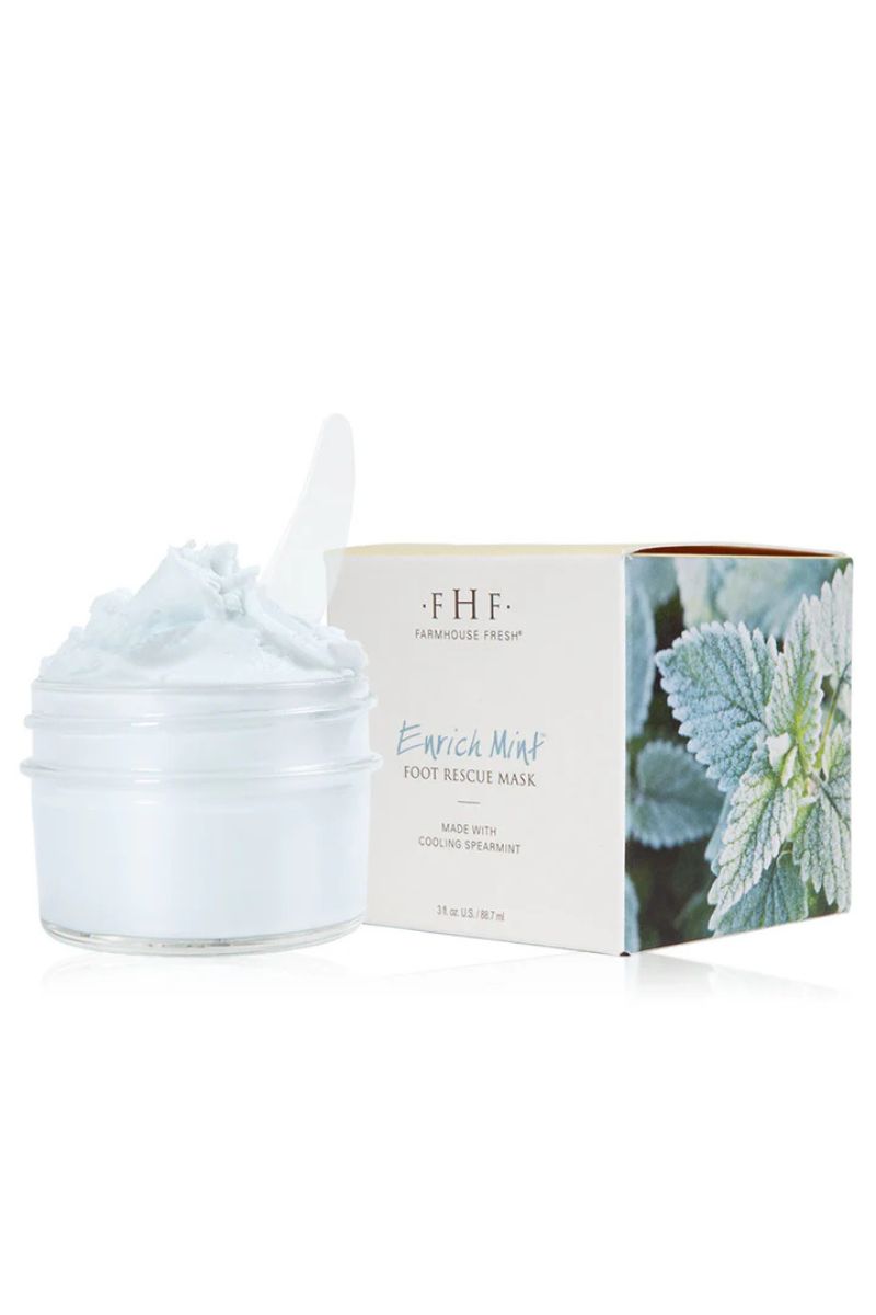 FarmHouse Fresh Enrich Mint Foot Rescue Mask 3 oz