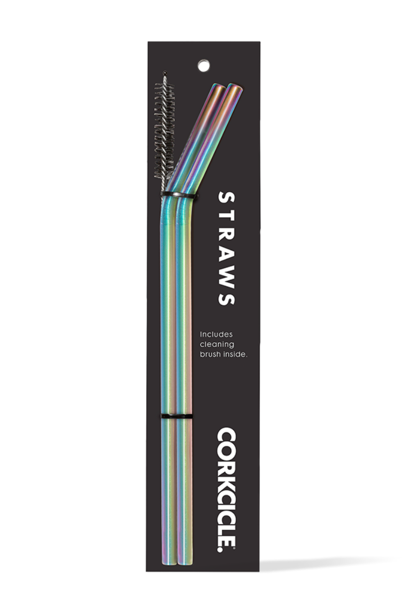 Corkcicle Tumbler Straw 2 Pack Prism