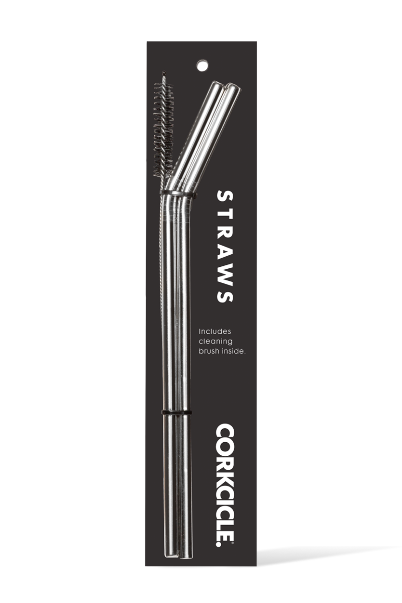 Corkcicle Stainless Straws 2 Pack