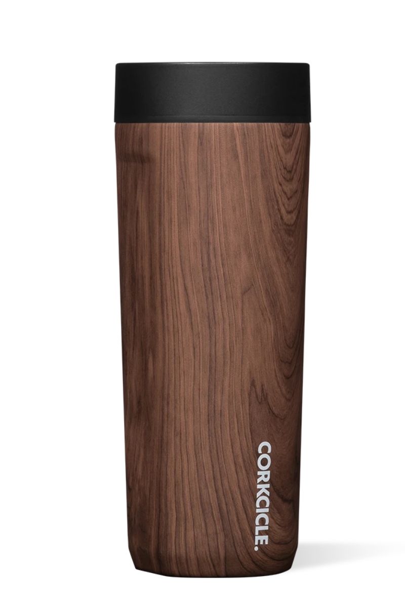 Corkcicle Commuter Cup 17oz Walnut Wood