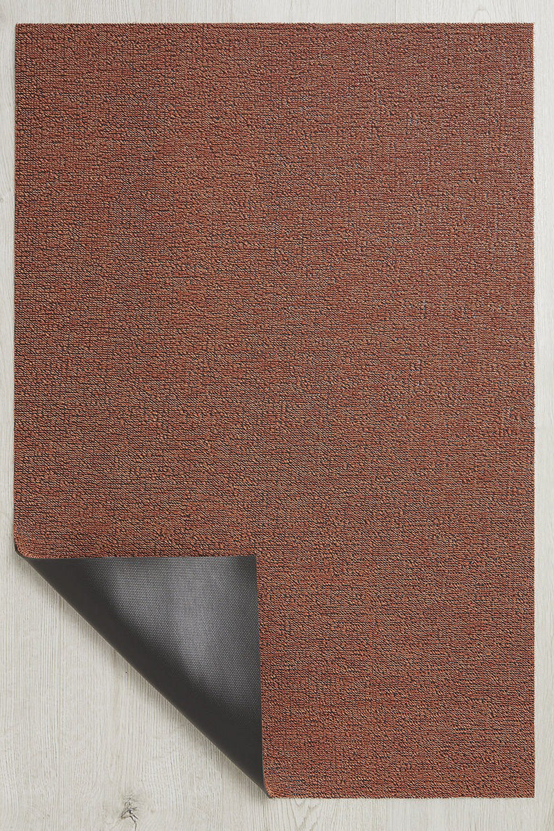 Chilewich Heathered Shag Utility Mat 24"x36" Burnt Coral
