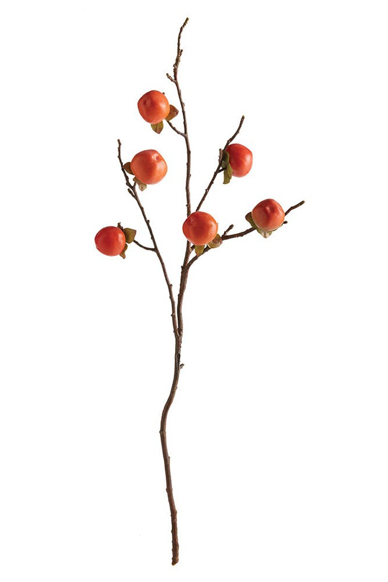 Napa Faux Persimmon Branch 35"