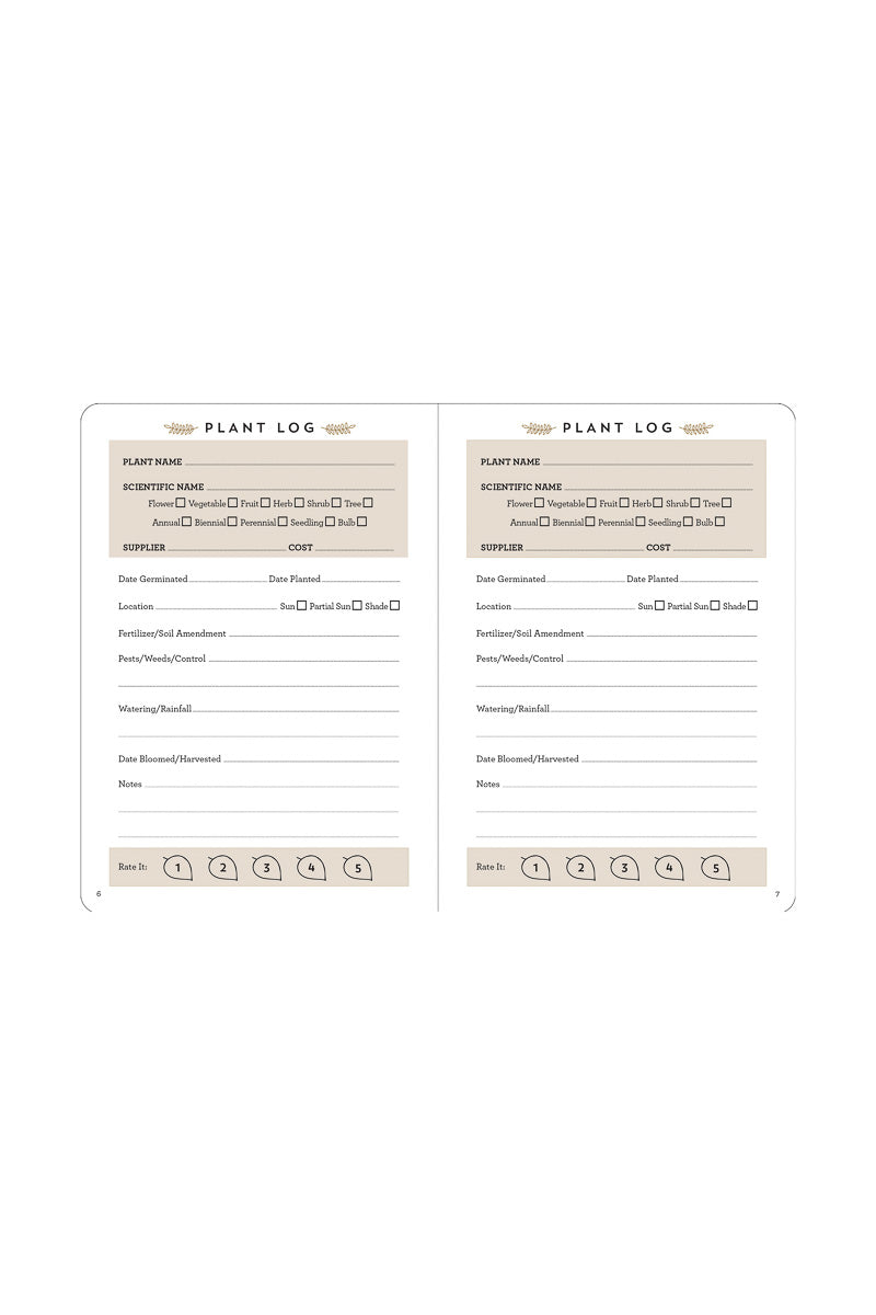 The Gardener's Logbook