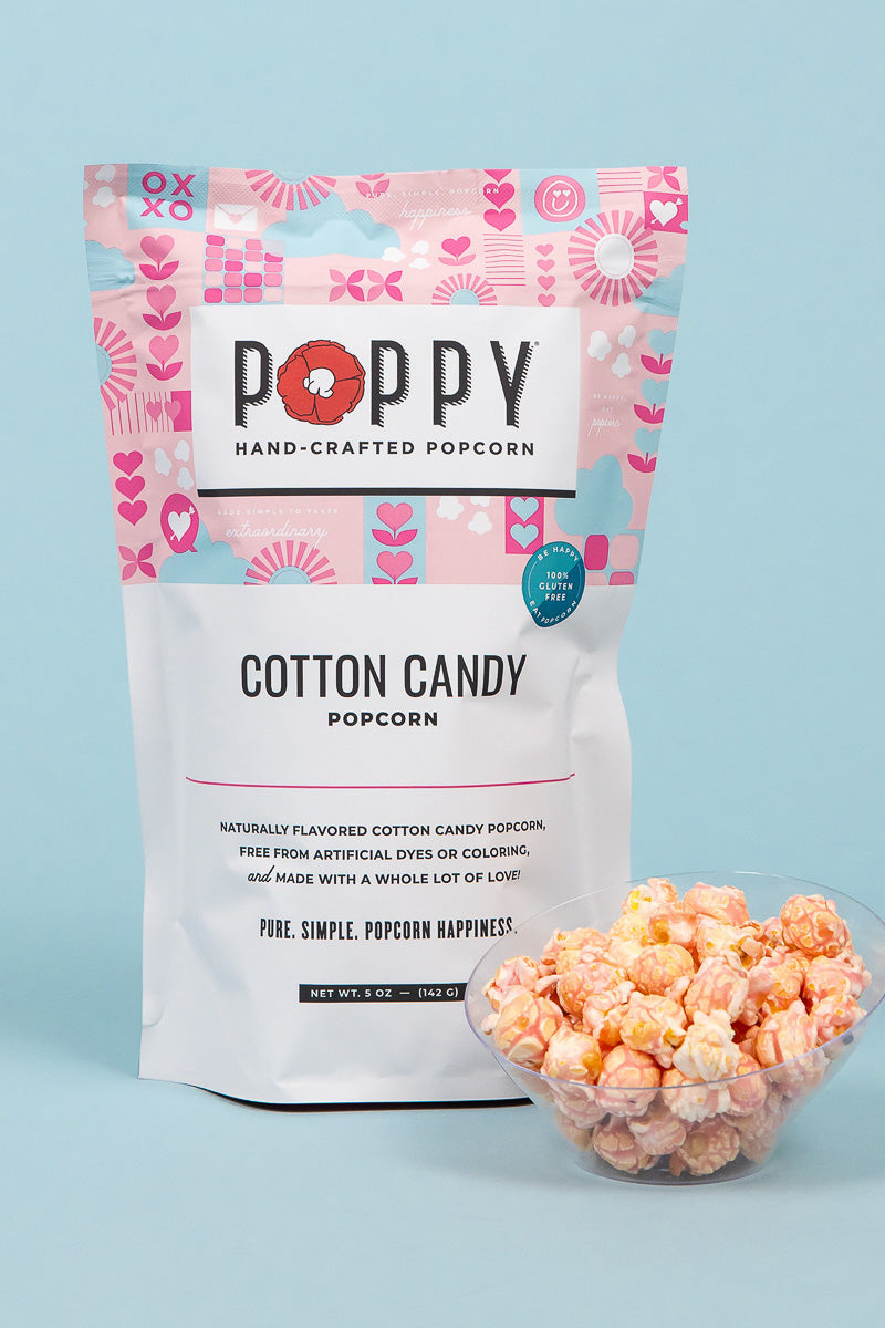 Poppy Hand-Crafted Popcorn Cotton Candy